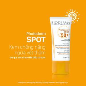 Kem chống nắng ngừa vết thâm Bioderma Photoderm Laser SPF50+ 30ml