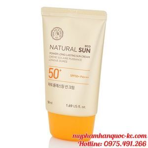 Kem chống nắng TFS Natural Sun ECO Power Long lasting SPF50 - 50 ml