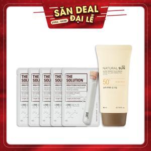 Kem chống nắng Thefaceshop Natural Sun Eco Super Perfect Sun Cream 50+Pa+++ 80ml