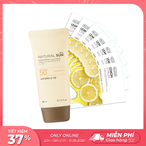 Kem chống nắng Thefaceshop Natural Sun Eco Super Perfect Sun Cream 50+Pa+++ 80ml
