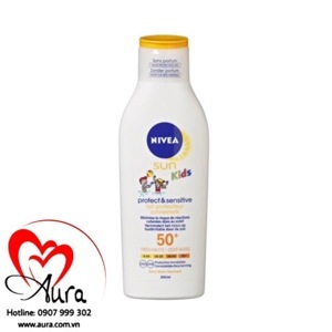 Kem chống nắng trẻ em dạng xịt Nivea Sun Kids 50+ 200ml