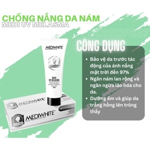 Kem chống nắng, trị nám Medi White Medi UV Melasma 30ml