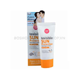 Kem chống nắng trong suốt Cathy Doll Invisible Sun Protection SPF33 PA+++ 60g