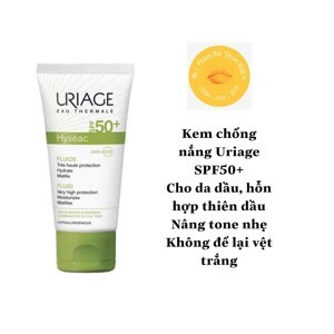 Kem chống nắng Uriage cho da dầu mụn Hyseac Fluide SPF 50+ - 50ml