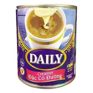 Kem đặc có đường Daily lon 380g