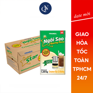 Kem đặc có đường Ngôi sao Phương Nam xanh lá thùng 12 hộp x 1284g