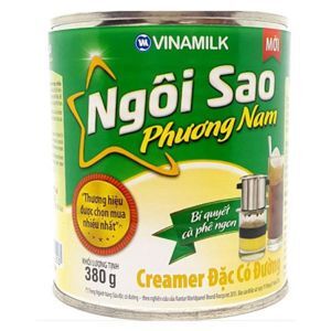 Kem đặc có đường Ngôi sao Phương Nam xanh lá hộp 380g