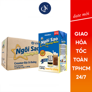 Kem đặc có đường Ngôi sao Phương Nam xanh biển thùng 12 hộp x 1284g