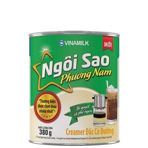 Kem đặc có đường Ngôi sao Phương Nam xanh lá lon 380g
