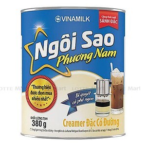 Kem đặc có đường Ngôi sao Phương Nam xanh biển lon 380g