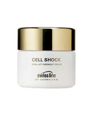 Kem đặc trị chống lão hóa da và nâng cơ toàn diện Cellshock Total Lift Over Night Cream Swissline