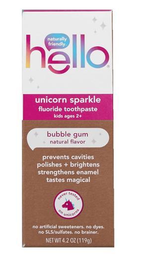Kem đánh răng cho bé Hello Kids Unicorn Sparkle