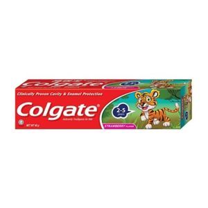 Kem đánh răng Colgate Tiger 40g cho bé từ 2-5 tuổi