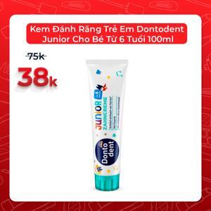 Kem đánh răng Dontodent Junior trẻ em 100ml