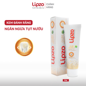 Kem đánh răng thảo dược Lipzo Gum Protect 95g - ngừa tụt lợi, hôi miệng, viêm họng