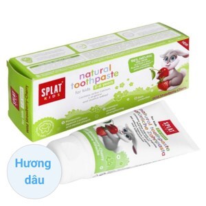 Kem đánh răng thảo mộc hữu cơ Splat Kids cho bé 2 tuổi đến 6 tuổi