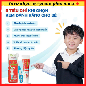 Kem đánh răng trẻ em Oral7 dành cho trẻ em từ 3 -12 tuổi