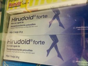 Kem điều trị viêm tĩnh mạch nông và huyết khối tĩnh mạch Hirudoid 14g