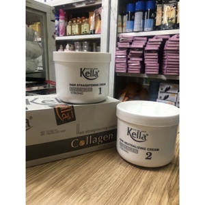 Kem duỗi tóc Kella Collagen