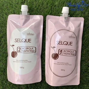 Kem duỗi Volume Obsidian Selque Acerola Volume Magic 500mlx2