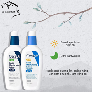 Kem dưỡng ẩm CeraVe Facial Moisturizing Lotion SPF30