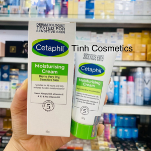 Kem dưỡng ẩm hàng ngày không gây kích ứng da Cetaphil Moisturizing Cream 50g