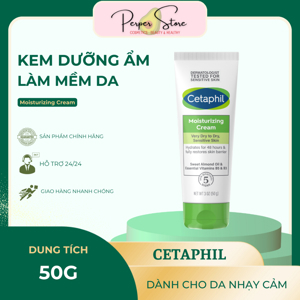 Kem dưỡng ẩm hàng ngày không gây kích ứng da Cetaphil Moisturizing Cream 50g