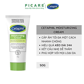 Kem dưỡng ẩm hàng ngày không gây kích ứng da Cetaphil Moisturizing Cream 50g