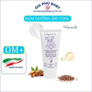 Kem dưỡng ẩm chiết xuất hạnh nhân Babycoccole 0M+