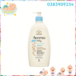 Kem dưỡng ẩm cho bé Aveeno Baby Daily Moisture Lotion - 532ml