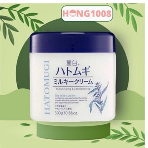 Kem Dưỡng Ẩm Hatomugi Moisturizing Conditioning The Milky Cream 300g
