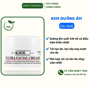 Kem dưỡng ẩm Kiehl’s Ultra Facial Cream minisize 7ml