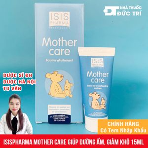 Kem Dưỡng Ẩm Môi, Trị Nứt Núm Vú Isis Pharma Mothercare 15Ml