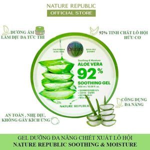 Kem dưỡng ẩm Nature Republic aloe vera 92% soothing gel