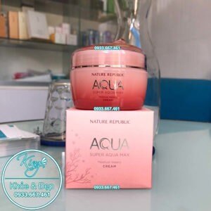 Kem dưỡng ẩm Nature Republic Super Aqua Max Moisture Watery Cream 80ml