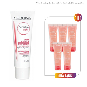 Kem dưỡng ẩm và làm dịu da tức thì cho da nhạy cảm Bioderma Sensibio Light 40ml