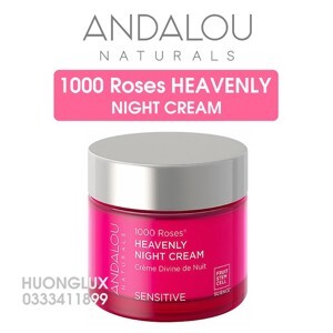 Kem dưỡng ban đêm Andalou Naturals 1000 Roses Heavenly Night Cream 50ml