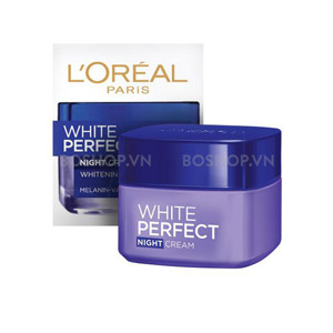 Kem dưỡng ban đêm làm trắng da L'oreal White Perfect 50ml