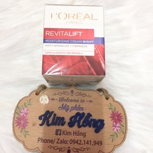 Kem dưỡng ban đêm L'Oreal Revitalift Night Cream 50ml