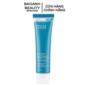 Kem dưỡng bảo vệ và cân bằng da Paula's Choice Skin Balancing Ultra Sheer Daily Defence SPF 30 60ml