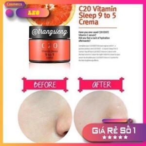 Kem dưỡng C20 Vitamin Sleep 9 To 5 Crema