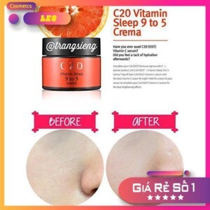 Kem dưỡng C20 Vitamin Sleep 9 To 5 Crema