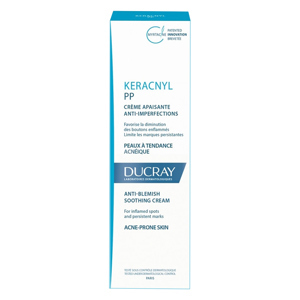Kem dưỡng cân bằng dầu giảm viêm mụn Ducray Keracnyl PP Anti-Blemish Soothing Cream 30ml
