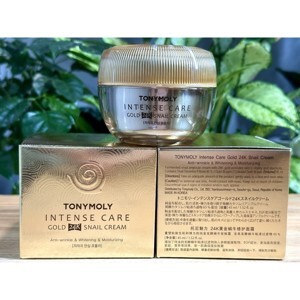 Kem dưỡng cao cấp từ vàng và nhớt ốc sên Tonymoly Intense Care Gold 24K