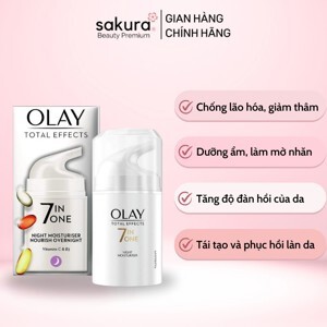 Kem dưỡng da ban đêm Olay Total Effects 7 in 1