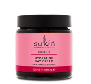 Kem dưỡng da ban ngày Sukin Rose Hip Hydrating Day Cream 120ml