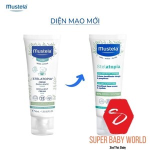 Kem dưỡng da cho bé Stelatopia Emollient Cream - 200ml