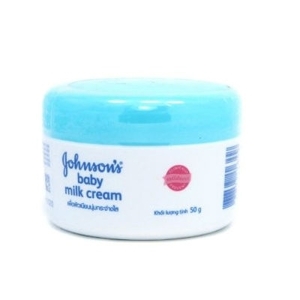 Kem dưỡng da chứa sữa và gạo Johnson's Baby Milk + Rice Cream 50g