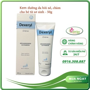 Kem dưỡng da đặc trị nẻ, chàm Dexeryl Pháp 50g