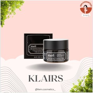 Kem Dưỡng Da Dear Klairs Midnight Blue Calming Cream 30ml